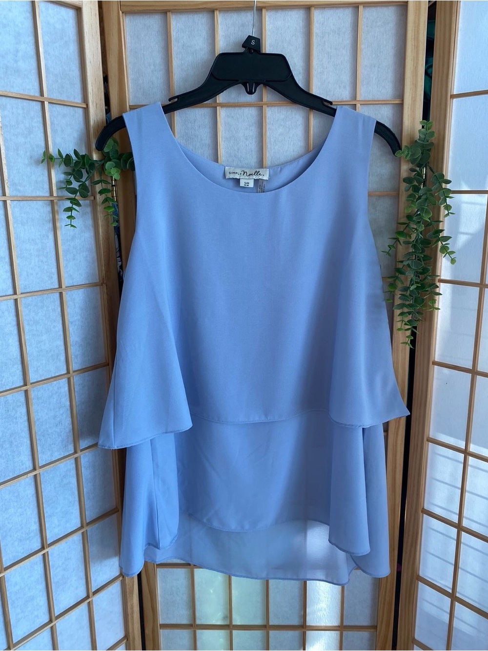 Simply Noelle Lavender Layered Sleeveless Camisole